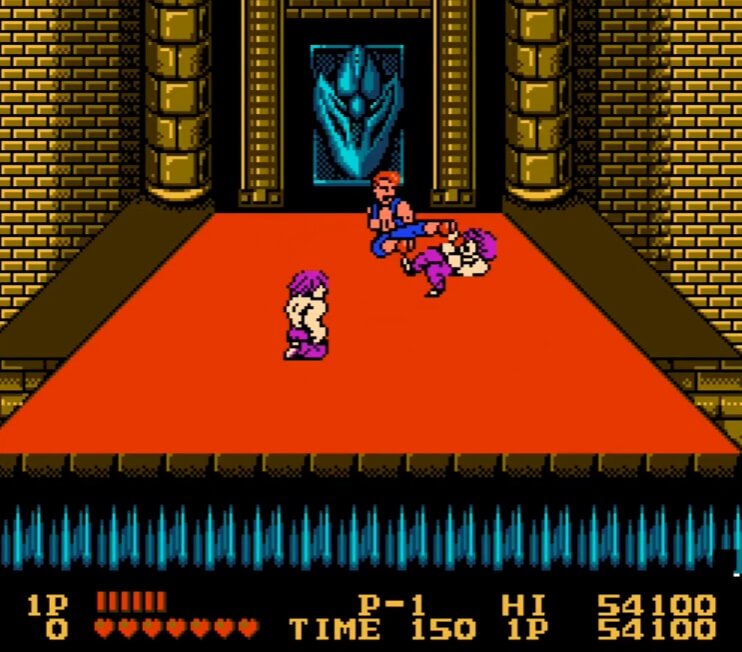 Double Dragon - геймплей игры Dendy\NES